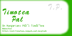 timotea pal business card
